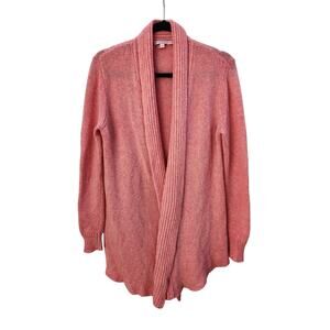 Calypso St. Barth 100% Cashmere Pink Knit Cardigan Size S